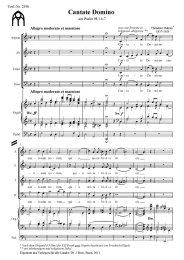 Cantate Domino - Dubois, Théodore