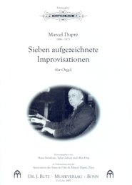 7 aufgezeichnete Improvisationen - Dupré, Marcel