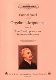 Transkriptionen #2 - Fauré, Gabriel