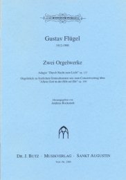 2 Orgelwerke - Flügel, Gustav