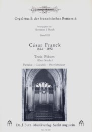 3 Pièces (Drei Stücke) - Franck, César