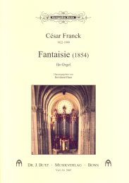 Fantaisie - Pièce pour Grand Orgue A-Dur (1854) -...