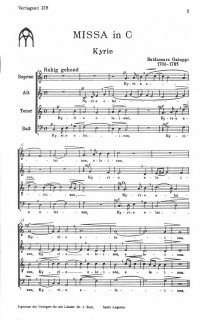 Missa in C - Galuppi, Baldassare