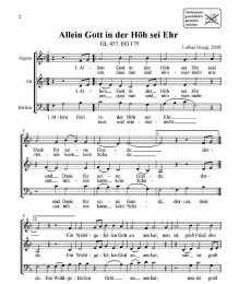 Allein Gott in der Höh (GL 457) - Graap, Lothar