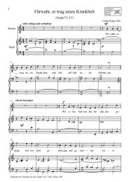 Drei Sologesänge zur Passion - Graap, Lothar