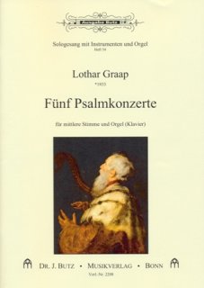 Fünf Psalmkonzerte auf Texte von Hartmut Handt - Graap, Lothar