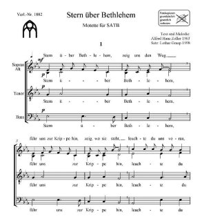 Stern Uber Bethlehem Graap Lothar Ruh Musik Ag Webshop Fur Not