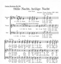Stille Nacht, heilige Nacht (GL 145) - Gruber, Franz