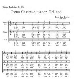 Jesus Christus, unser Heiland - Hassler, Hans Leo