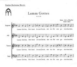 Lamm Gottes - Hassler, Hans Leo