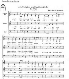 Auf Christen, singt festliche Lieder - Hemmerle, Bernhard
