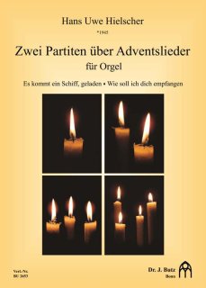 Zwei Partiten über Adventslieder - Hielscher, Hans Uwe
