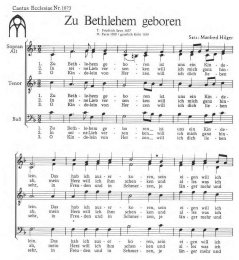 Zu Bethlehem geboren (GL 140) - Hilger, Manfred