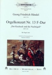 Orgelkonzert "Kuckuck und Nachtigall" HWV 295...