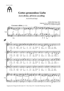 Gottes grenzenlose Liebe (Love divine, all loves excelling) - Jones, Robert W. 1945-