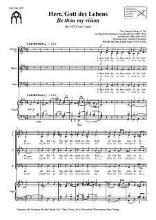Herr, Gott des Lebens – Be thou my vision - Jones, Robert W. 1945-