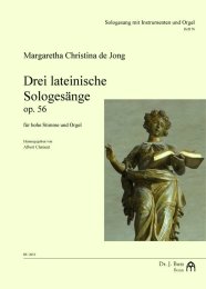 Drei Lateinische Sologesänge op. 56 - Jong,...