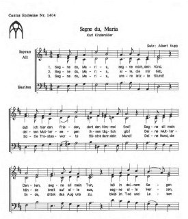 Segne du, Maria - Kupp, Albert