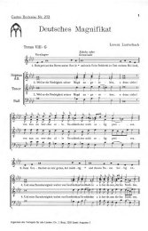 Deutsches Magnificat - Lauterbach, Lorenz