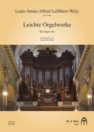 Leichte Orgelwerke - Lefébure-Wely, Louis James...