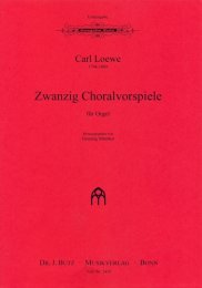 20 Choralvorspiele - Loewe, Carl
