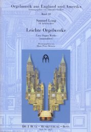 Leichte Orgelwerke - Long, Samuel