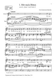 Zehn geistliche Sologesänge - Mendelssohn-Bartholdy,...
