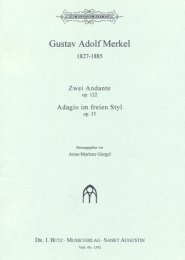 Orgelwerke: 2 Andante Op.122 - Adagio im freien Styl...