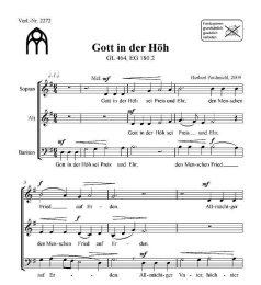 Gott in der Höh (GL 464 / EG 180.2) -...
