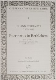 Puer natus in Bethlehem - Stadlmayr, Johann