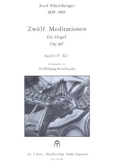 12 Meditationen Op.167 #2 - Rheinberger, Josef