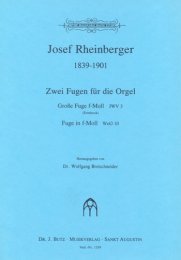 2 Fugen - Rheinberger, Josef