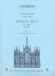 Orgelsonate #13 Op.161, Es-Dur - Rheinberger, Josef