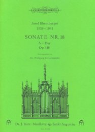 Orgelsonate #18 Op.188, A-Dur - Rheinberger, Josef