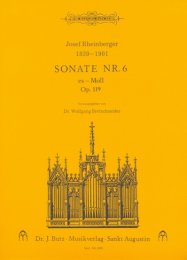 Orgelsonate #6 Op.119, es-Moll - Rheinberger, Josef