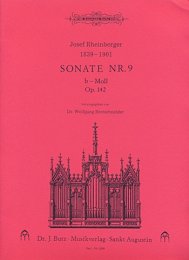 Orgelsonate #9 Op.142, b-Moll - Rheinberger, Josef