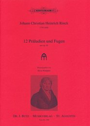 12 Präludien und Fugen aus Op.55 - Rinck, Johann...