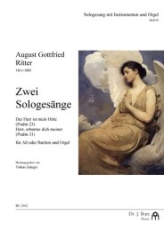 Zwei Sologesänge - Ritter, August Gottfried