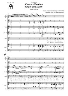 Cantate Domino (Heft 68 der Reihe Sologesang) - Schiedermayr, Johann Baptist