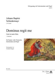 Dominus regit me - Gott ist mein Hirte - Schiedermayr,...