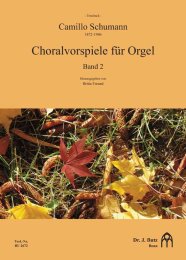 Choralvorspiele für Orgel - Band 2 - Schumann, Camillo