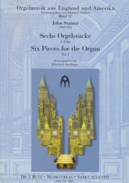 Sechs Orgelstücke verschiedener Art 1. Folge -...