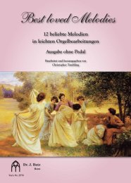 Best loved Melodies - 12 Beliebte Melodien in leichten...