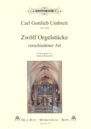 12 Orgelstücke verschiedener Art - Umbreit, Carl...
