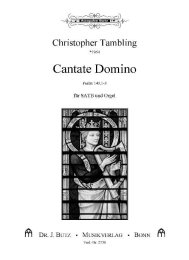 Cantate Domino - Christopher Tambling