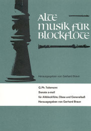 Sonate in a - Telemann, Georg Philipp