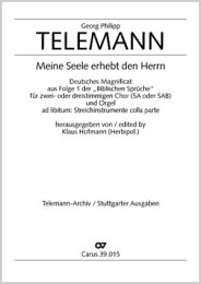 Meine Seele erhebt den Herrn - Telemann, Georg Philipp -...