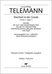Wachset in der Gnade - Telemann, Georg Philipp - Hofmann,...