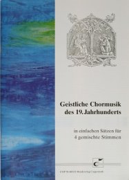 Geistliche Chormusik des 19. Jahrhunderts - Diverse