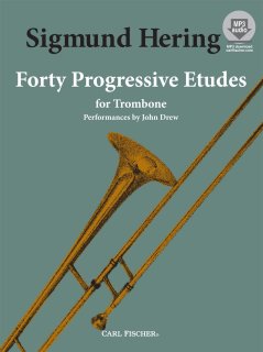 Fourty Progressive Etudes for Trombone - Hering, Sigmund - Drew, John